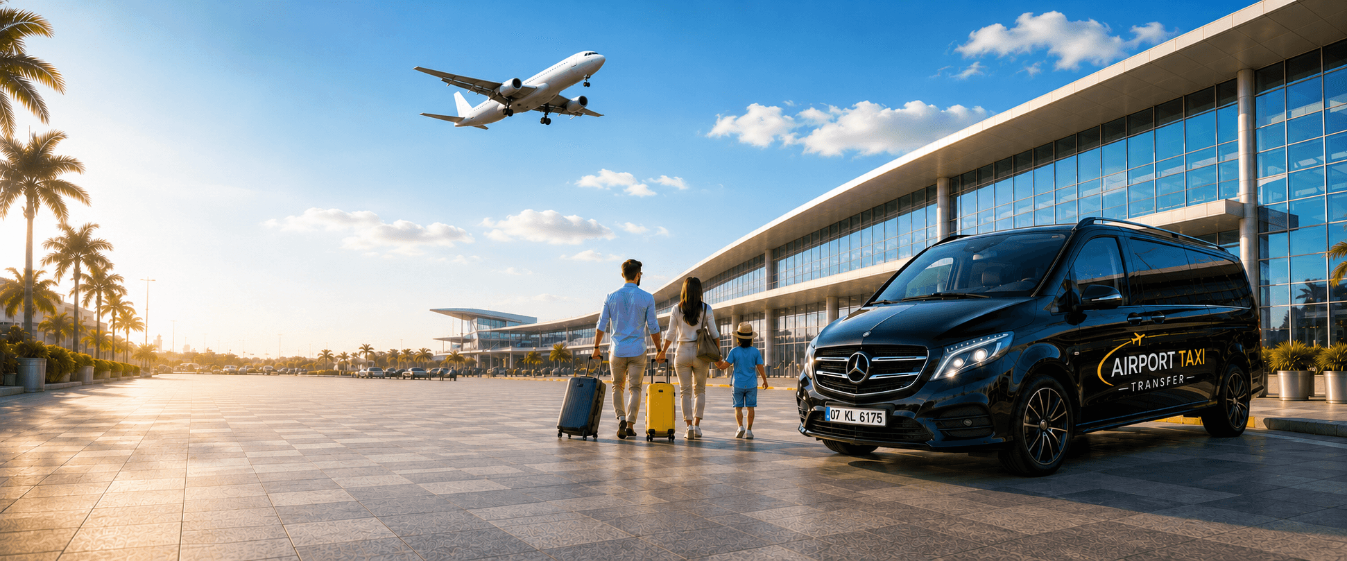 Airport Taxi Transfer – VIP Mercedes transfer at Antalya Airport