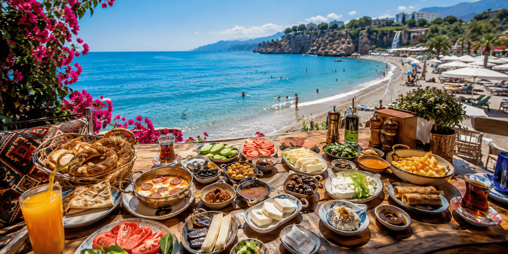 Die besten Frühstückslokale, um in Antalya in den Tag zu starten
